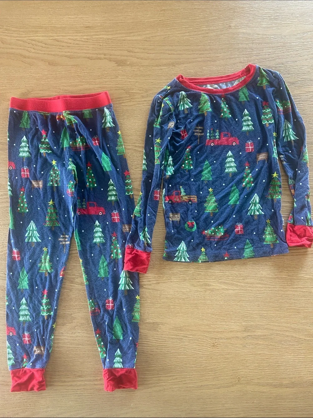 Christmas Print Pajama Set
